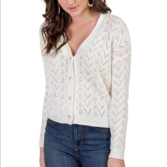 miami Sweaters - NWT Francesca’s  Miami Annie Novelty Cardigan M